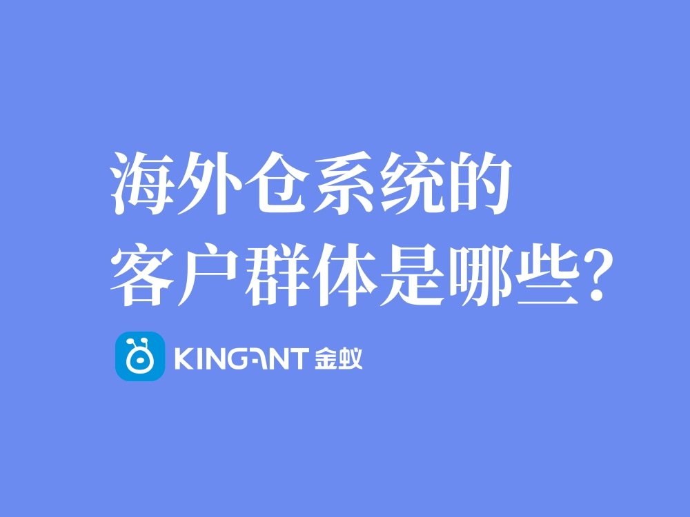 海外倉系統(tǒng)的客戶群體是哪些？